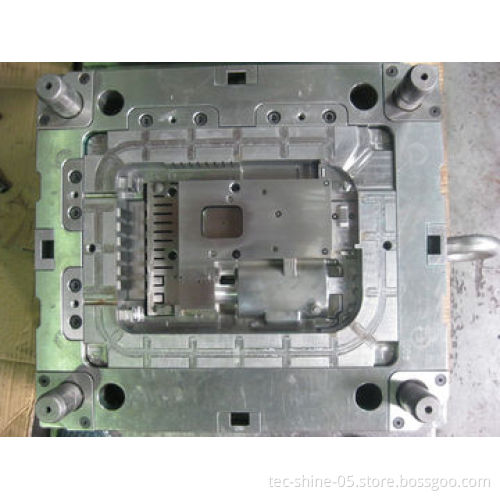 Plastic automotive interior parts with injection mold